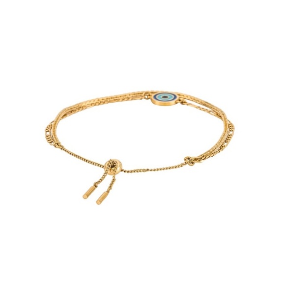 Jenny Bird Evil Eye Bracelet in Gold from Revolve. New Without Tag. - Picture 5 of 8